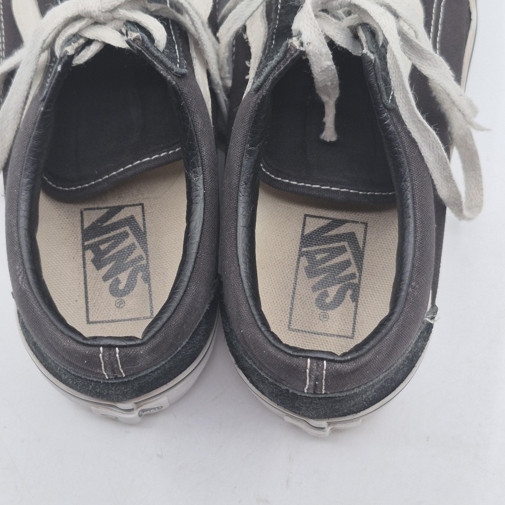 Vans Old Skool Shoes Mens Size 8 Black Suede Canvas Low Top Skate Sneakers - Picture 9 of 11